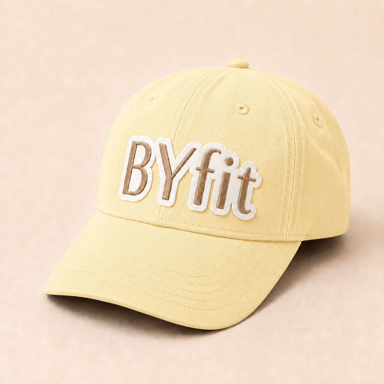 Gorra Clásica BYfit Amarillo Suave