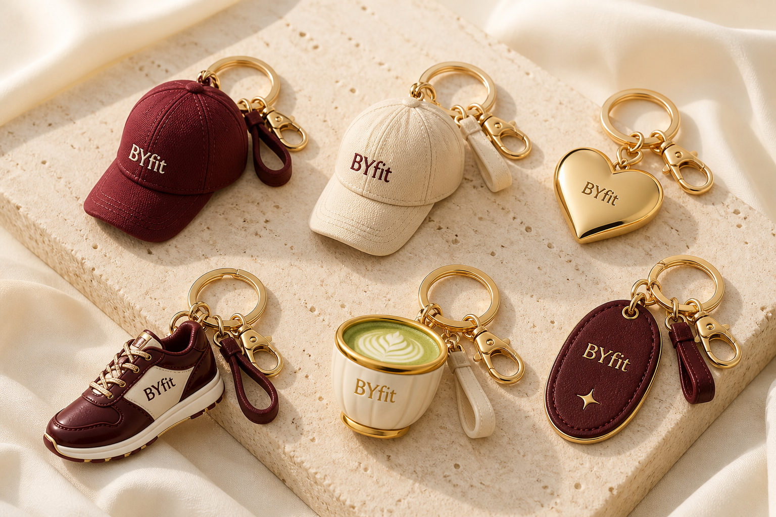 Llaveros BYfit — Colección