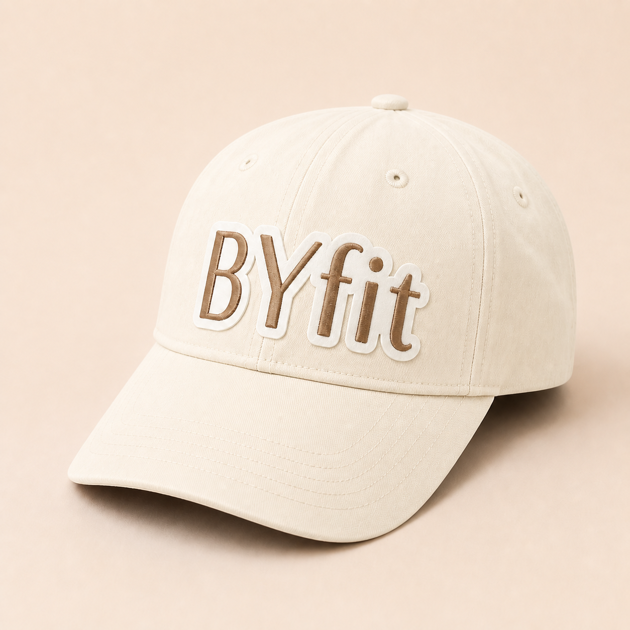 Gorra Clásica BYfit Ivory