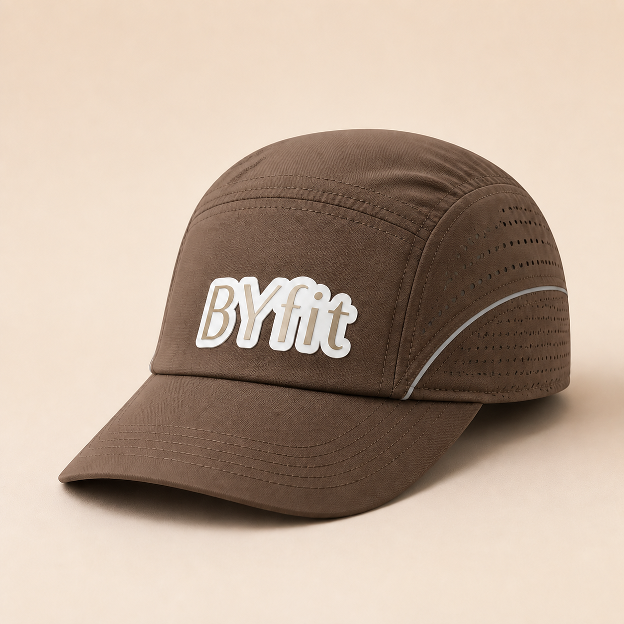 Gorra Deportiva BYfit Marrón
